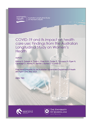 Thumbnail ALSWH 2023 Major Report - COVID-19 and its impact on the health care use